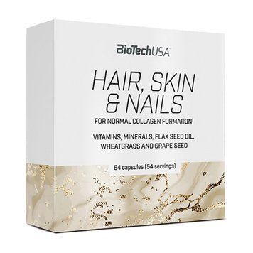 Витаминно-минеральный комплекс BioTechUSA Hair, Skin & Nails, 28 капсул 000026525 фото