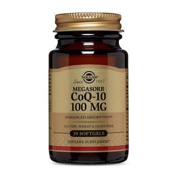 Solgar CoQ10 100 мг megasorb (30 softgels) 000017915 фото