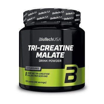 Креатин малат BioTechUSA Tri-Creatine Malate, 300 г (66 порцій) BioTech Tri-Creatine Malate (300 g, unflavored) 000001258 фото