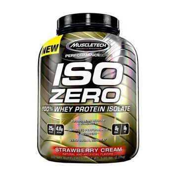 Изолят протеина MuscleTech ISO ZERO 2.27 кг MuscleTech ISO ZERO (2,27 kg, vanilla ice cream) 000006517 фото