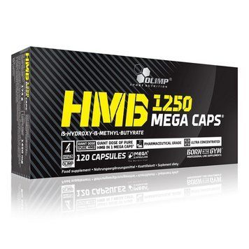 Гидроксиметилбутират OLIMP HMB Mega Caps 1250 (120 капсул) OLIMP HMB mega caps 1250 (120 caps) 000002246 фото