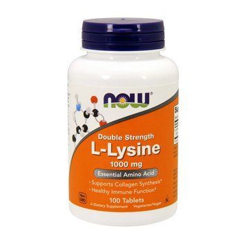 L-лизин NOW L-Lysine 1000 мг (100 таблеток) NOW L-Lysine 1000 мг 2000 мг (100 tabs) 000005668 фото