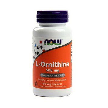 NOW L-Ornithine 500mg (60 caps) 000007214 фото
