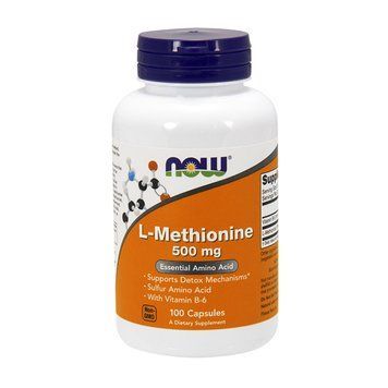 L-метіонін NOW L-Methionine 500 мг (100 капсул) NOW L-Methionine 500 mg (100 caps) 000008424 фото