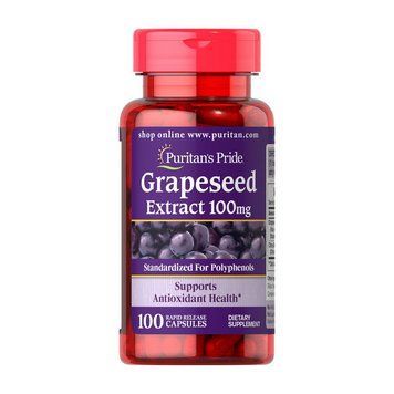 Puritan's Pride Grapeseed Extract 100 mg (50 caps) 000020236 фото