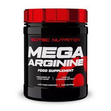 Аминокислота Scitec Nutrition Mega Arginine (140 капсул) Scitec Nutrition Mega Arginine (140 caps) 000000181 фото