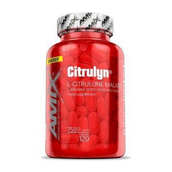 L-цитрулін малат AMIX Citrulyn 750 mg, 120 капсул AMIX Citrulyn 750 mg (120 caps) 000031602 фото