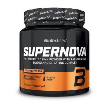 Передтренувальний комплекс BioTechUSA SuperNova (безуглеводний, із креатином, бета-аланіном та кофеїном, 282 г) BioTech SuperNova (282 g, muskmelon) 000006407 фото