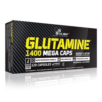 OLIMP L-Glutamine 1400 mega caps 1 блистер (30 caps) 000005147 фото