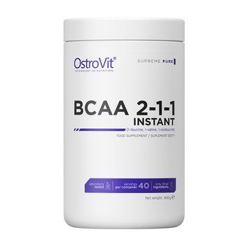 Аминокислоты разветвленные OstroVit BCAA 2-1-1 Instant 400 г OstroVit BCAA 2-1-1 Instant (400 g, pure) 000013841 фото