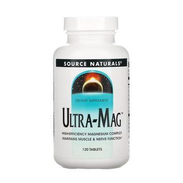 Комплекс магнію з вітаміном B6 Source Naturals Ultra-Mag, (120 таб.) 000024721 фото