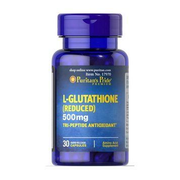 Puritan's Pride L-Glutathione (Reduced) 500 mg (30 caps) 000033348 фото