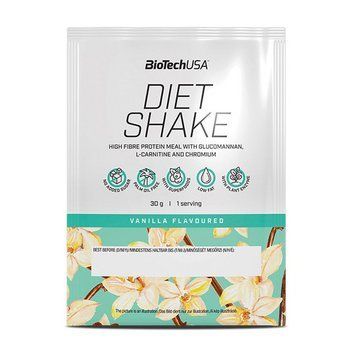 Протеїновий коктейль BioTechUSA Diet Shake (полуниця, 15 г білка, саше 30 г) 000024286 фото