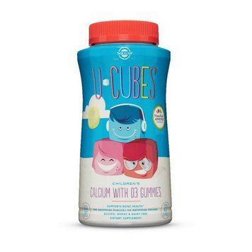 Solgar U-Cubes Children's Calcium with D3 (120 gummies) 000017265 фото
