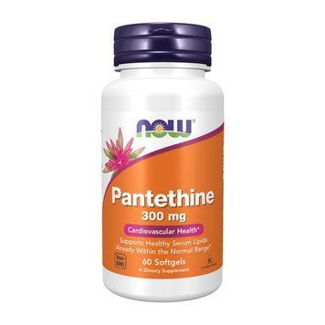 Витаминная добавка NOW Pantethine 300 mg, 60 мягких капсул 000020837 фото