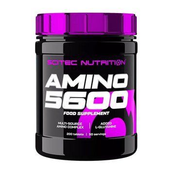 Scitec Nutrition Amino 5600 (200 tabs) Аминокислотный комплекс Scitec Nutrition Amino 5600, таблетки (200 / 500 / 1000 шт.) 000000375 фото
