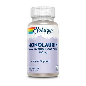 Монолаурин Solaray Monolaurin 500 мг, 60 вегетаріанських капсул 000021234 фото