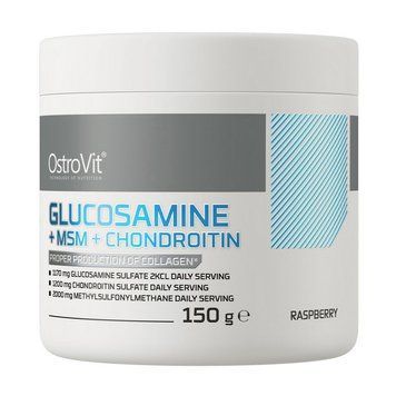 Комплекс для суставов OstroVit Glucosamine MSM Chondroitin, порошок, 300 г  000029329 фото
