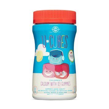 Solgar U-Cubes Children's Calcium with D3 (60 gummies) 000018584 фото