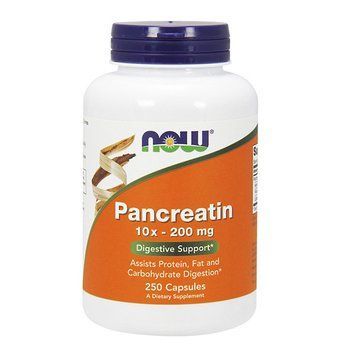 NOW Pancreatin 2000 (250 caps) 000008924 фото
