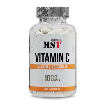 Вітамін С (аскорбат кальцію) MST Vitamin C Calcium L-Ascorbate 1000 mg, 90 капсул MST Vitamin C Calcium L-Ascorbate 1000 mg (90 caps) 000030680 фото
