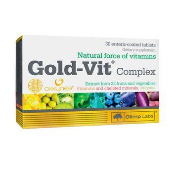 Вітамінно-мінеральний комплекс Olimp Gold-Vit Complex, 30 таблеток OLIMP Gold-Vit Complex (30 tab) 000015592 фото