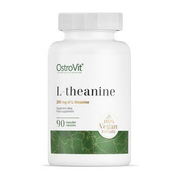 Л-теанин OstroVit L-Theanine 200 мг, 90 капсул OstroVit L-Theanine 200 mg (90 caps) 000028282 фото