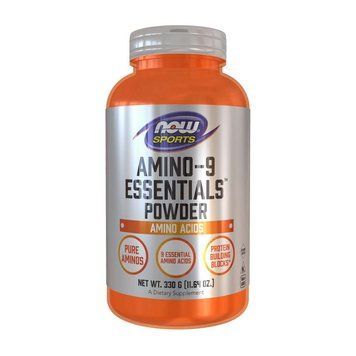 Комплекс незамінних амінокислот NOW Amino-9 Essentials Powder, 330 г  NOW Amino-9 Essentials Power (330 g, unflavored) 000012349 фото