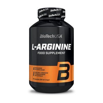 Аминокислота BioTech USA L-Arginine Mega Caps (Аргинин HCl), 90 капсул BioTech L-Arginine Mega Caps (90 caps) 000010699 фото