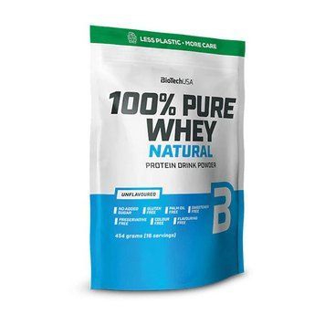 Сывороточный протеин BioTech USA 100% Pure Whey Natural, 1 кг BioTech 100% Pure Whey Natural (1 kg, unflavoured) 000030101 фото