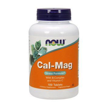 Комплекс для підтримки при стресі NOW Cal-Mag Stress Formula (100 таблеток) NOW Cal-Mag stress formula (100 tabs) 000006452 фото