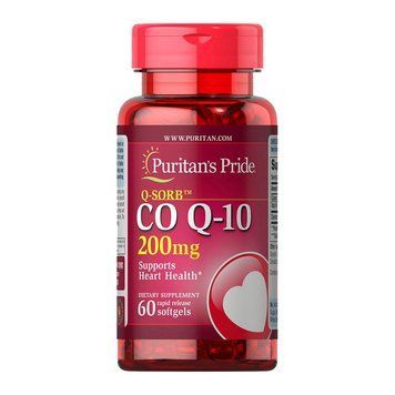 Puritan's Pride CO Q-10 200 мг (60 softgels) 000011875 фото