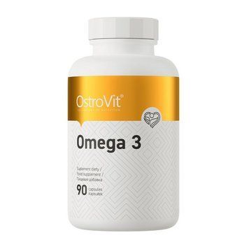 Омега-3 OstroVit Omega 3 1000 мг 90 капсул OstroVit Omega 3 (90 caps) 000010430 фото