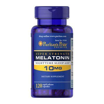 Puritan's Pride Melatonine 10 mg (120 caps) 000011566 фото