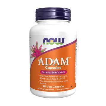 Мультивітаміни для чоловіків NOW Adam Superior Men's Multi (90 вегетаріанських капсул)NOW Adam (90 veg caps) 000000541 фото