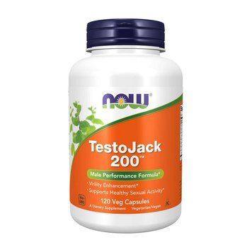 NOW Testo Jack 200 Extra Strenght (120 veg caps) 000008928 фото