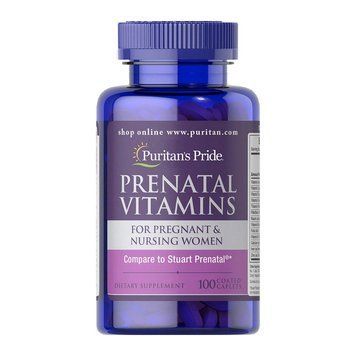 Витам ины для беременных и кормящих женщин Puritan's Pride Prenatal Vitamins (100 каплет)Puritan's Pride Prenatal Vitamins (100 caplets) 000012357 фото