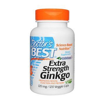 Doctor's BEST Extra Strength Ginkgo 120 mg (120 caps) 000006807 фото
