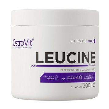 Аминокислота OstroVit Leucine, порошок, 200 г OstroVit Leucine (200 g, коричневый) 000013873 фото