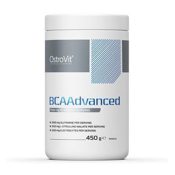 Аминокислоты OstroVit BCAAdvanced 450 г OstroVit BCAAdvanced (450 g, mango) 000027251 фото