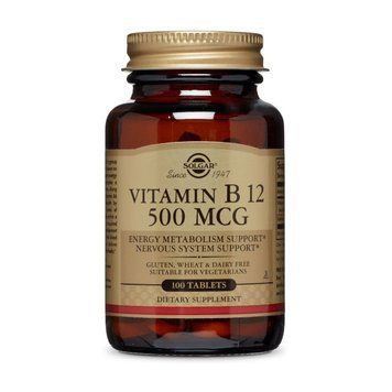 Solgar Vitamin B 12 500 мкг (100 tabs) 000018930 фото