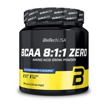 Аминокислотный комплекс BioTechUSA BCAA 8:1:1 Zero (250 г) BioTech BCAA 8:1:1 ZERO (250 g, cola) 000008946 фото