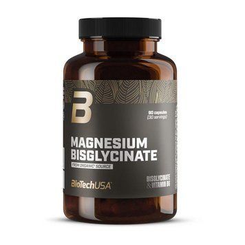 Магний BioTechUSA Magnesium Bisglycinate 90 капсул NOW Whey Protein Isolate (816 g, creamy chocolate) 000031881 фото