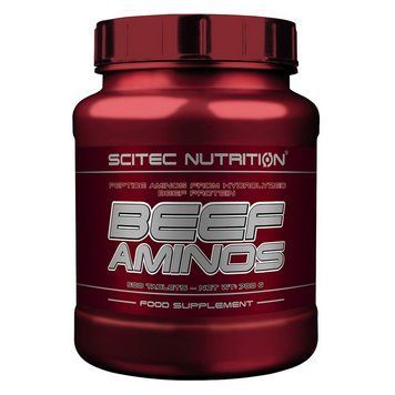 Амінокислоти Scitec Nutrition Beef Aminos 500 таб Scitec Nutrition Beef Aminos (500 tabs) 000005920 фото