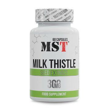 Экстракт расторопши MST Milk Thistle Seed Extract 300 мг, 60 капсул MST Milk Thistle Seed Extract 300 mg (60 caps) 000031181 фото