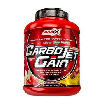 Гейнер AMIX CarboJet Gain 4 кг AMIX Carbo Jet Gain (4 кг, vanilla creme) 000003598 фото