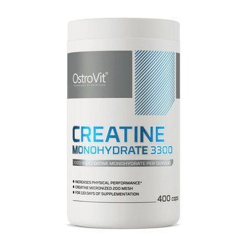 Креатин моногідрат OstroVit Creatine Monohydrate 3300, 400 капсул OstroVit Creatine Monohydrate 3300 (400 caps) 000030723 фото