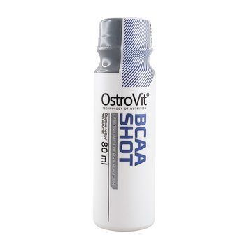 Аминокислоты разветвленные OstroVit BCAA Shot 80 мл OstroVit BCAA Shot (80 ml, lemon lime cherry) 000016566 фото