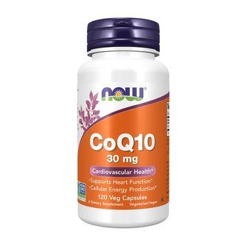 NOW CoQ10 30 mg (120 veg caps) 000019566 фото