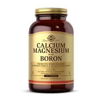 Мінеральна добавка Solgar Calcium Magnesium Plus Boron, 250 таблеток 000020410 фото